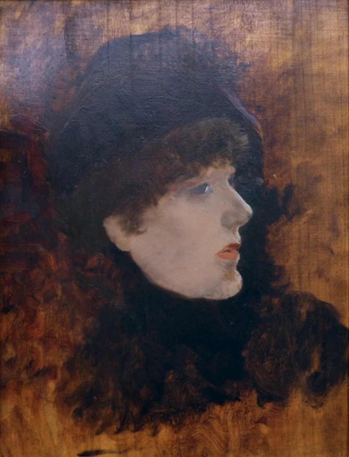 Giuseppe De Nittis - 130, testa di donna, 1860, Villa Reale, Milano